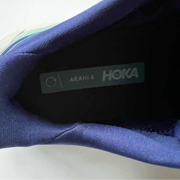 Hoka Arahi 6 Sneaker Womens Size 7.5 Blue - Picture 15 of 15